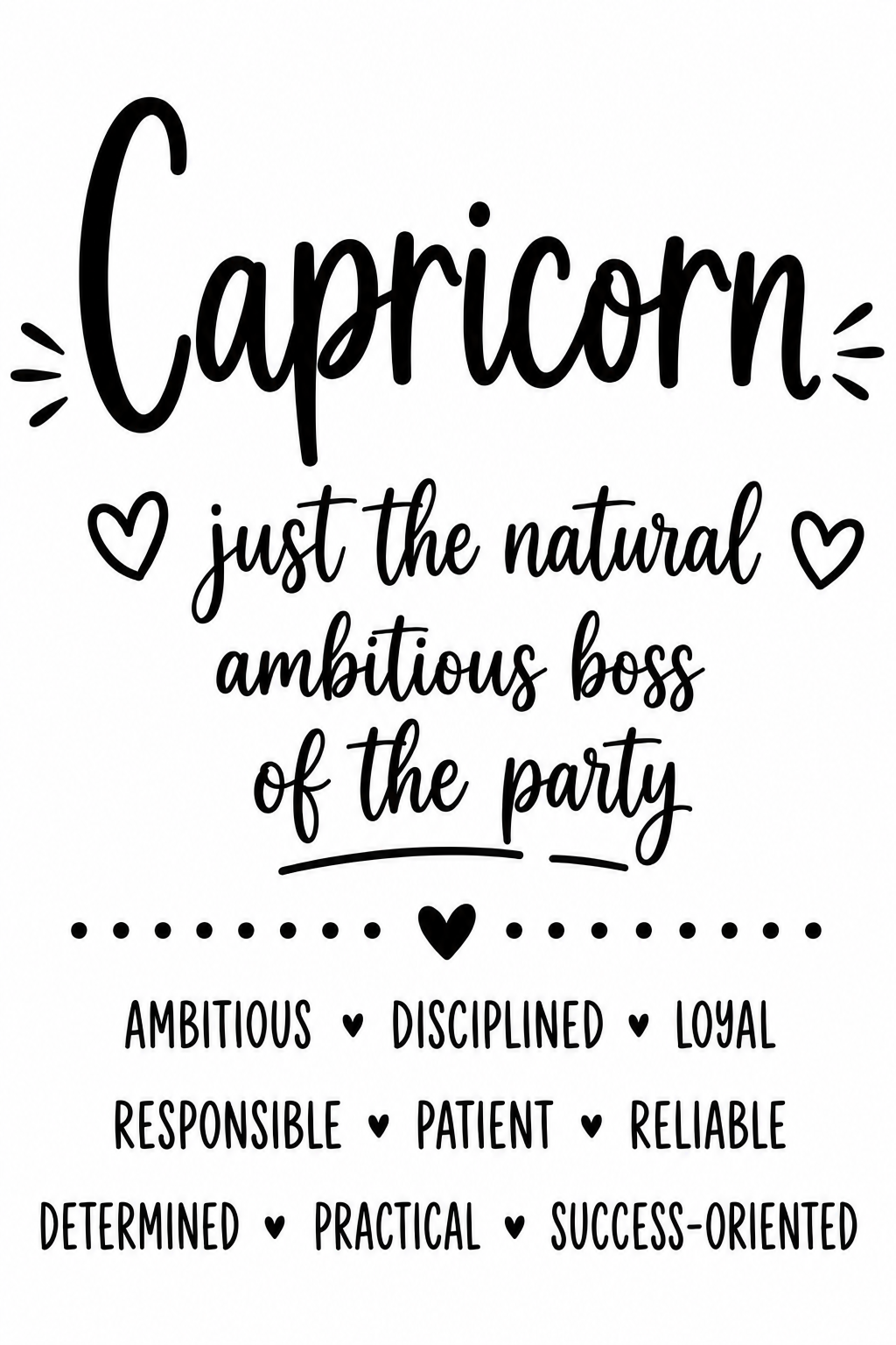 Personalized Capricorn Birthday Card