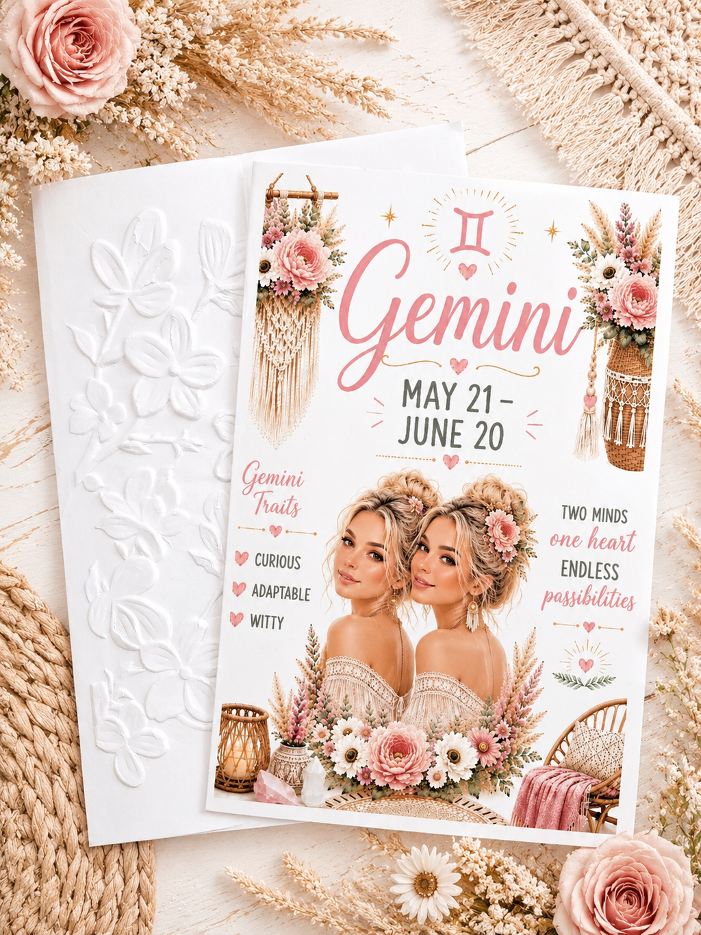 Boho Wholesale Zodiac Cards - Set of 12