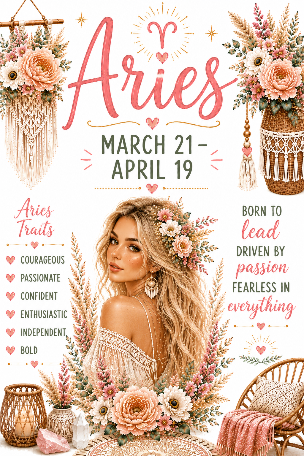 Aries Birthday Card