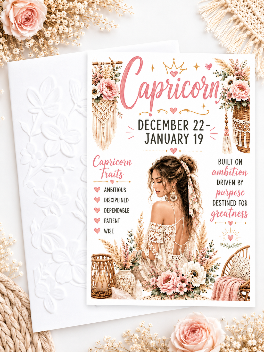 Boho Wholesale Zodiac Cards - Set of 12