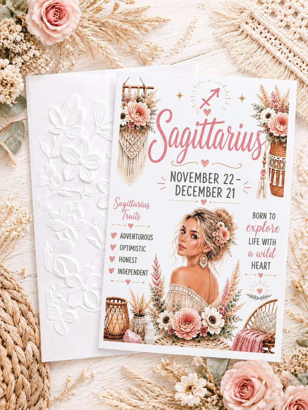 Sagittarius Birthday Card