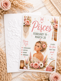 Pisces Birthday Card