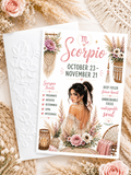 Scorpio Birthday Card