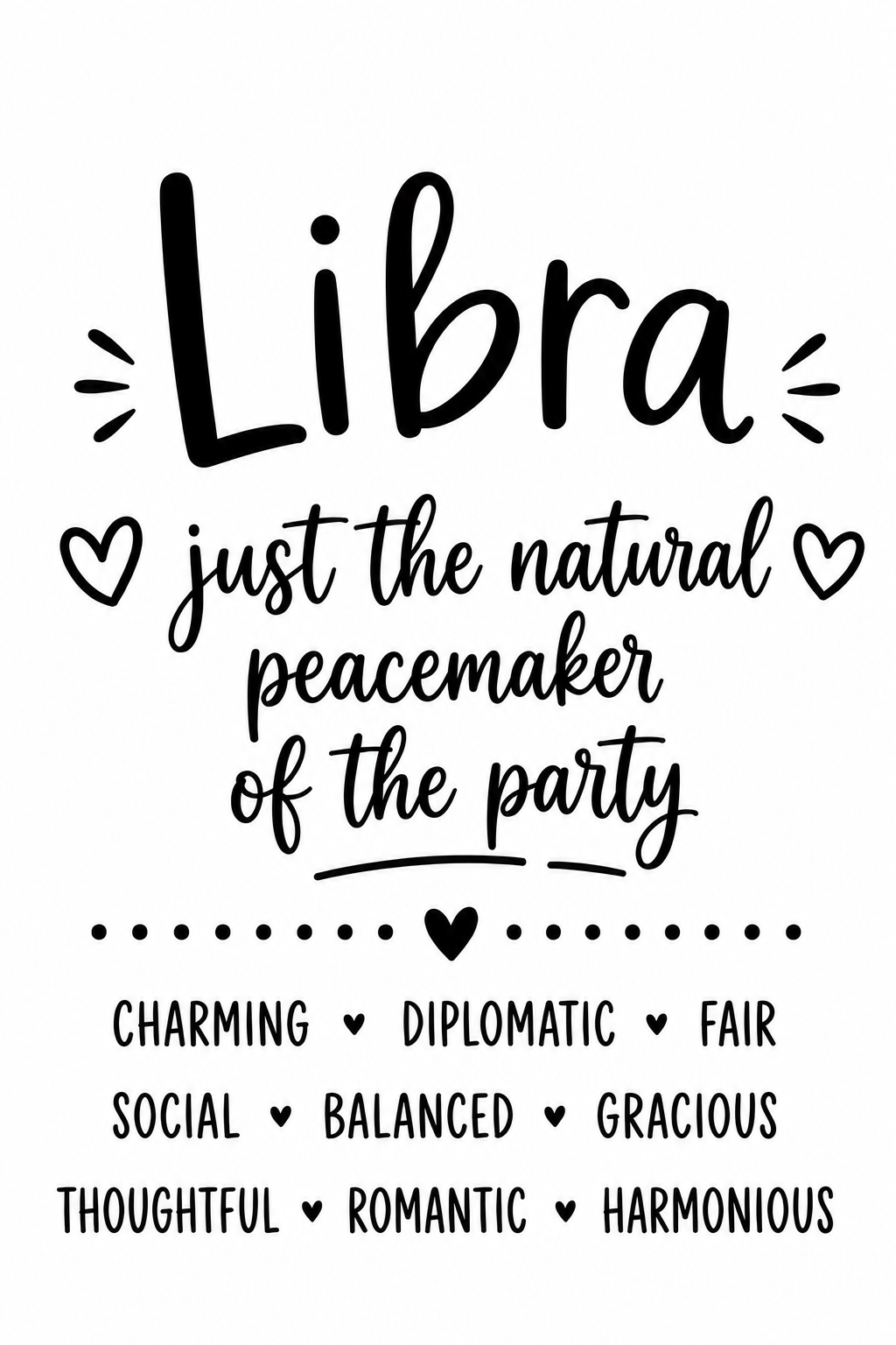 Personalized Libra Birthday Card