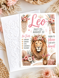 Leo Birthday Card