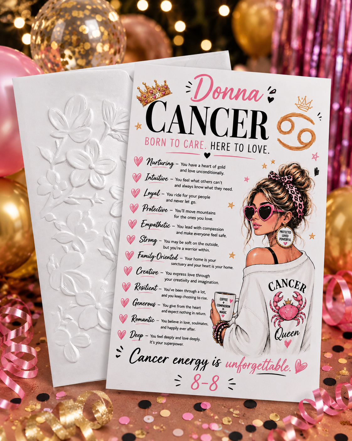 Personalized Cancer Birthday Card