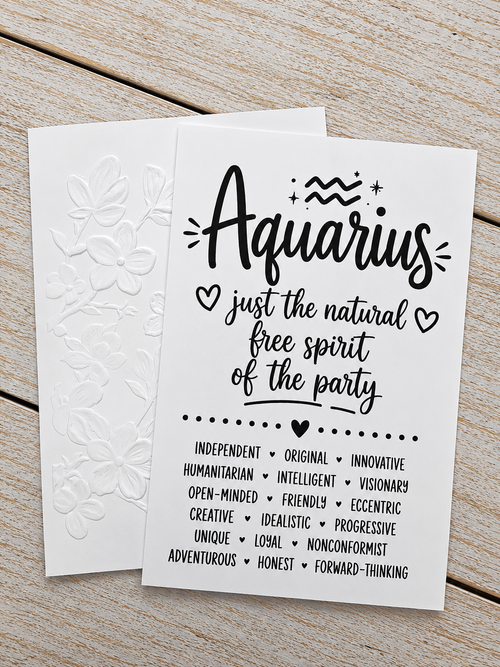 Black Tie Wholesale Zodiac Cards - Set of 12