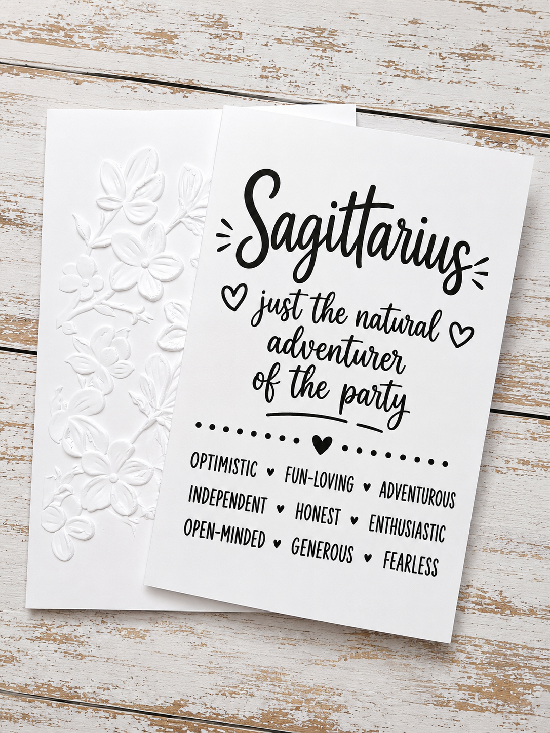 Personalized Sagittarius Birthday Card