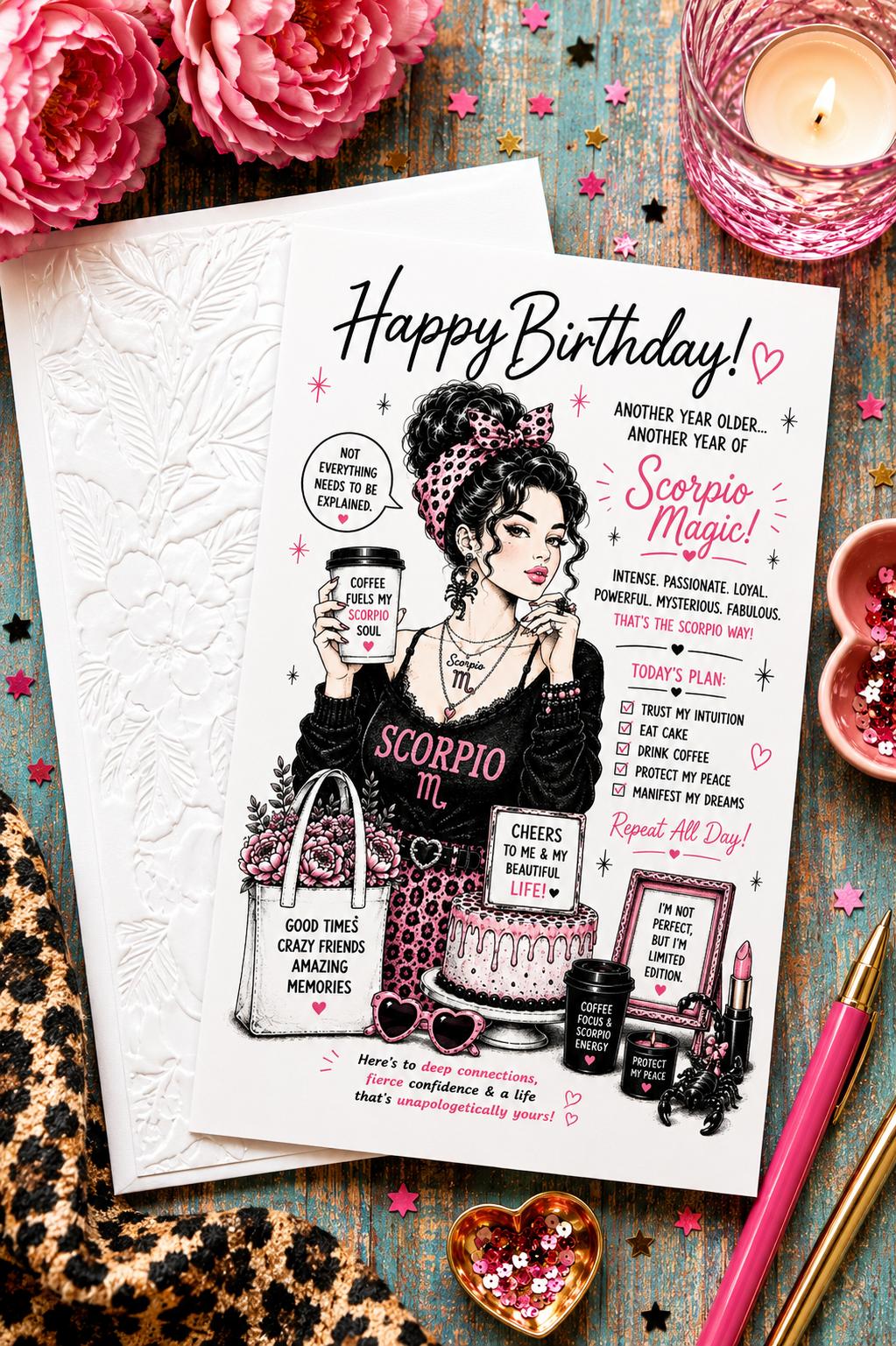 Pin Up Wholesale Zodiac Cards - Set of 12