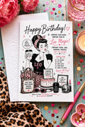 Personalized Leo Birthday Card