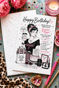 Personalized Gemini Birthday Card