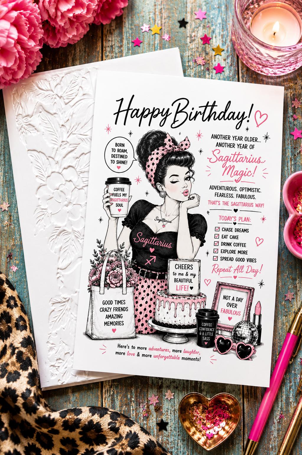 Pin Up Wholesale Zodiac Cards - Set of 12