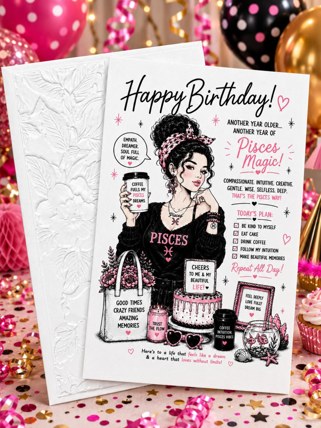 Pin Up Wholesale Zodiac Cards - Set of 12