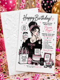 Personalized Pisces Birthday Card