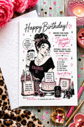 Personalized Taurus Birthday Card